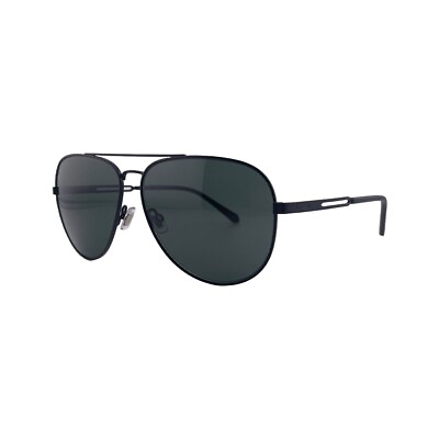 #ad Fossil FOS3136 G S Matte Black Aviator Sunglasses 60mm 13mm 145mm 003QT