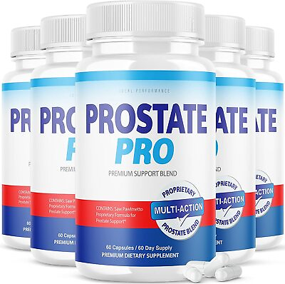 #ad Prostate Pro Supplement for Men Advanced Prostate Health Support Pills 5 Pack