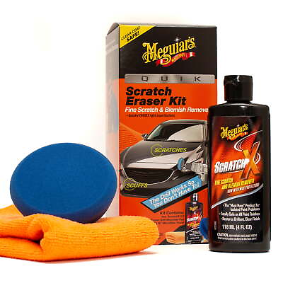 #ad Meguiar’s Quik Scratch Eraser Kit Off WhiteLiquid – Car Scratch Remover1 Pack