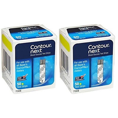 #ad Contour Next Glucose Test Strips 100 Count. Exp 7 31 2025 FAST SHIPPING $34.99