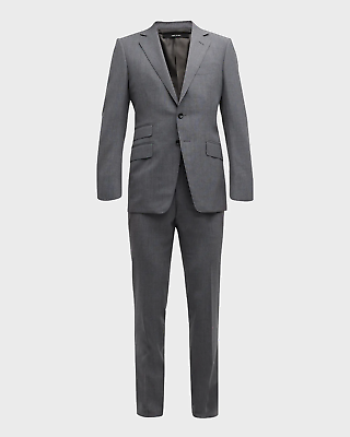 #ad NEW Tom Ford O#x27;Connor Grey Suit Staple Solid Wool Suit US 41 EU 52 Retail $4190