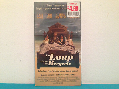 #ad Bed amp; breakfast Un loup dans la bergerie VHS tape amp; sleeve FRENCH SEALED