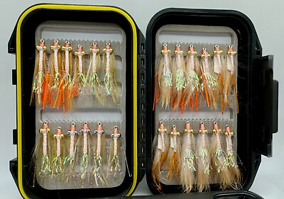 #ad Basic Gotcha Selection Bonefish Saltwater 24 Flies Premium Gamakatsu Hooks