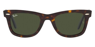 #ad Ray Ban Wayfarer RB2140 Sunglasses Havana Green Square 50mm New 100% Authentic