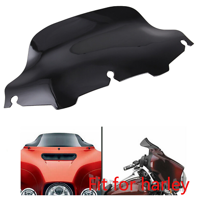 #ad 8quot; Inch Wave Windshield For Harley Touring Electra Street Glide Ultra Classic