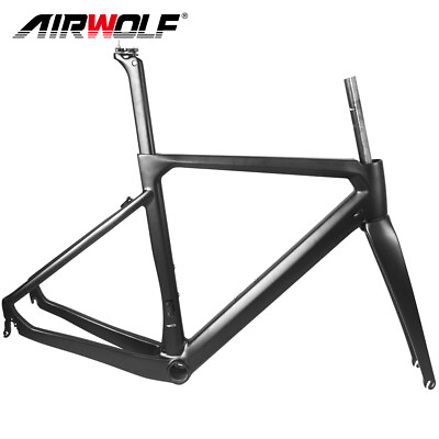#ad Carbon Fiber Road Bike Frame Rim Brake Bicycle Frameset BB386 Fit 700*28C Tires