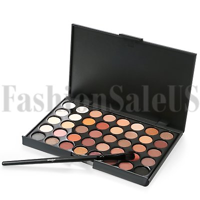 #ad 40 Colors EyeShadow Makeup Cosmetics Palette Shimmer Matte Eye Shadow with Brush