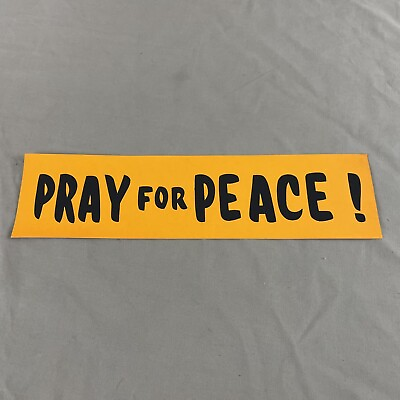 #ad Pray For Peace Vintage Hippie Anti War Protest Vintage Orange Black 70s