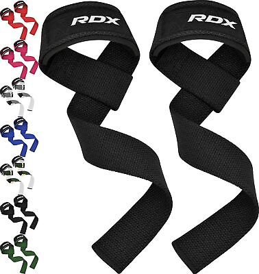 #ad Weight Lifting Straps by RDX Deadlift Powerlifting Wrist Wraps for Gym Workout