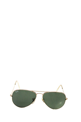 #ad Ray Ban Womens Gold Tone Grey Lens Aviator Sunglasses