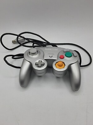#ad Nintendo GameCube Official OEM Platinum Silver Controller Gamepad DOL 003 7