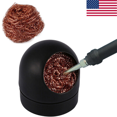 #ad Steel Soldering Solder Iron Tip Cleaner Cleaning Wire Ball Heavy Duty Welding
