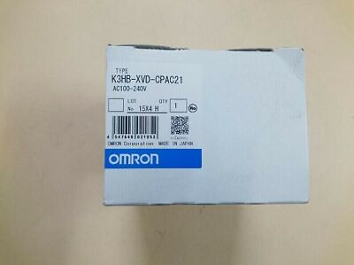 #ad ONE Omron AC100 240V K3HB XVD CPAC21 New Temperature Panel Meter