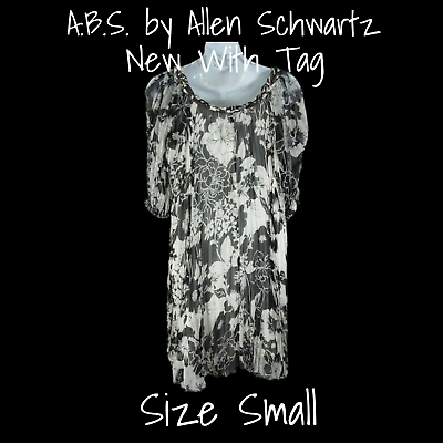 #ad A.B.S. by Allen Schwartz Collection Women#x27;s Dress Silk Small New With Tag