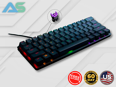 #ad Razer Huntsman Mini Gaming Keyboard Purple Clicky Optical Switches Chroma RGB