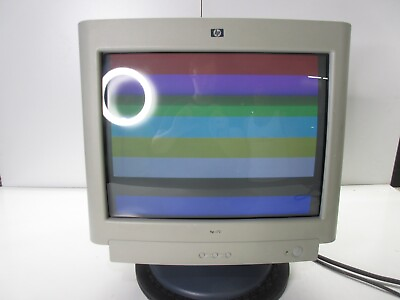 #ad HP v72 Vintage Retro CRT Monitor