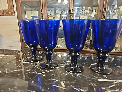 #ad libbey cobalt blue glasses