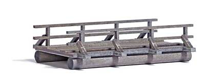 #ad Busch 1850 HO Scale Wooden Bridge Laser Cut Wood Kit