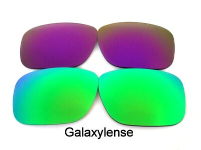 #ad Galaxy Replacement Lenses For Oakley Holbrook Greenamp;Purple Polarized 2 Pairs