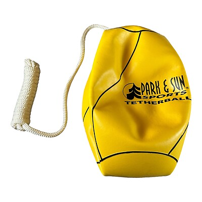 #ad Park amp; Sun Sports Soft Touch Tether Ball w Cord Rope Ball Only Yellow