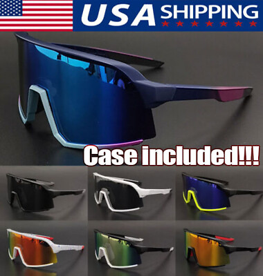 #ad Polarized Sports Sunglasses Outdoor Cycling Driving Fishing Glasses UV400 Goggle