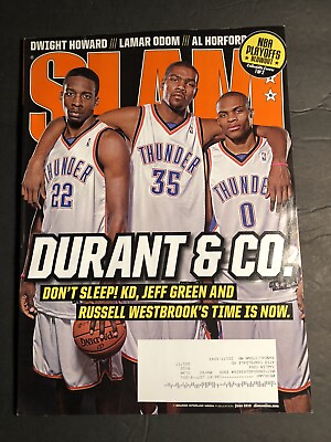 #ad 🏀SLAM Magazine Durant amp; Westbrook 🏀June 2010 💯 Authentic