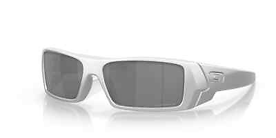 #ad Oakley GASCAN POLARIZED Sunglasses OO9014 C160 X Silver Frame W PRIZM Black