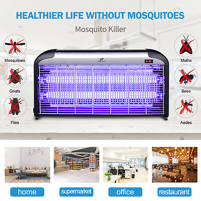 #ad UV Tube LED Light Electronic Pest Control BugZapper Pest Control Mosquito Killer