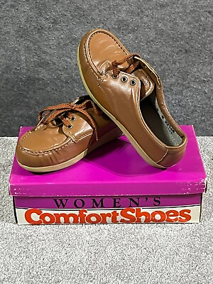 #ad Lady Red Wings Womens Oxford Shoes 22146 Leather Tie Up Low Top Brown Size 6 M