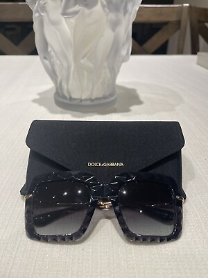 #ad New Dolceamp;Gabbana Dark Purple Square Women#x27;s Sunglasses On Sale