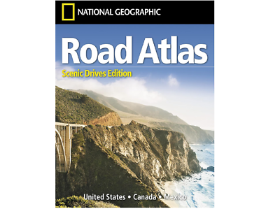 #ad National Geographic Road Atlas 2024 Scenic Drives Travel Map US Canada Mexico