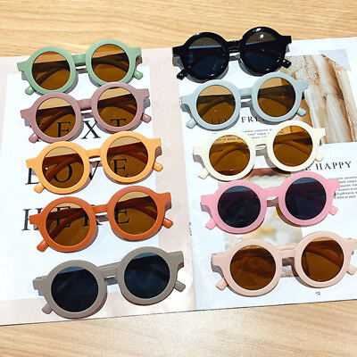#ad Kids Baby Boys Girls Children Fashion Glasses Goggles Eyewear Round Sunglasses $2.66