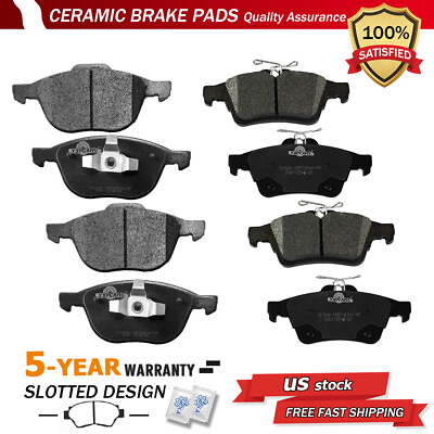 #ad Front and Rear Ceramic Brake Pads For 2013 2014 2015 2016 Ford Escape C Max
