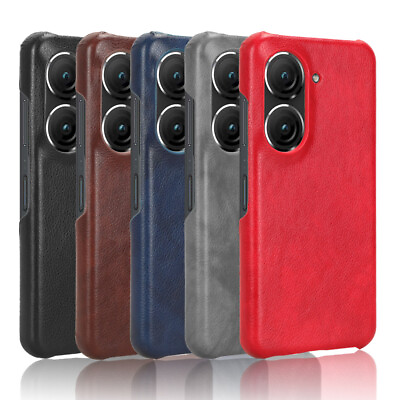 #ad For Asus Zenfone 10 9 8 Flip 7 Pro Litchi PU Leather Skin Hard Case Cover