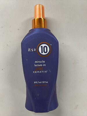 #ad ITS A 10 MIRACLE LEAVE IN PLUS KERATIN 10 fl oz 295.7 ml Brand New Free Ship