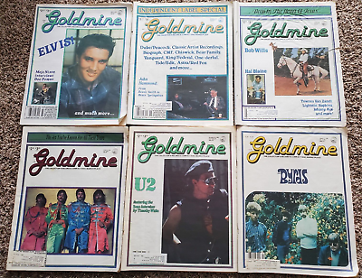 #ad GOLDMINE magazine LOT of 46 early 90#x27;s Beatles Kinks Elvis Pink Floyd much more $2.00