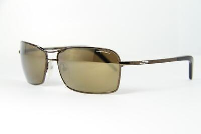 #ad Vintage Vuarnet 808E Brown Sunglasses Polycarbonate Brown Mirrored Lens