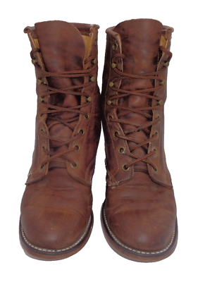 #ad Vintage Laredo Roper Sz 6.5 Womens Brown Lace Up Western Kiltie Boots