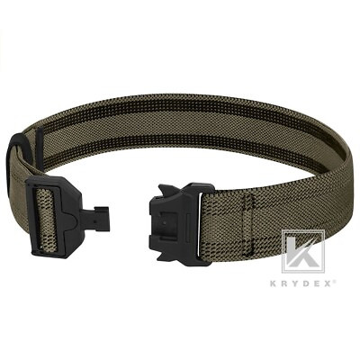 #ad KRYDEX Tactical Thigh Strap Non slip Elastic Leg Strap Magnetic Buckle Green