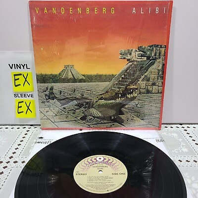 #ad Vandenberg Alibi Self Titled LP Atco 1986 EX Vinyl Shrink Wrap Club Press #P39