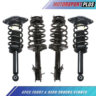 #ad 4PCS Front amp; Rear Complete Struts Shock Absorbers For 2002 2006 Nissan Sentra