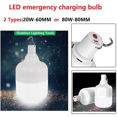 #ad USB Rechargeable LED Outdoor Night Light Bulb Lights Portable Lamp 5V $14.79