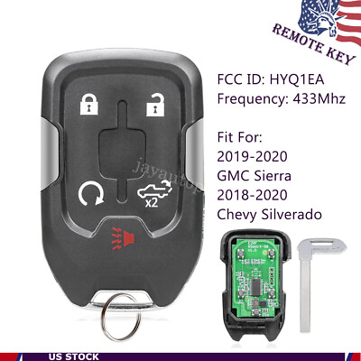#ad Replacement For 2019 2020 GMC Sierra 1500 2500 3500 Remote Car Key Fob HYQ1EA $21.99