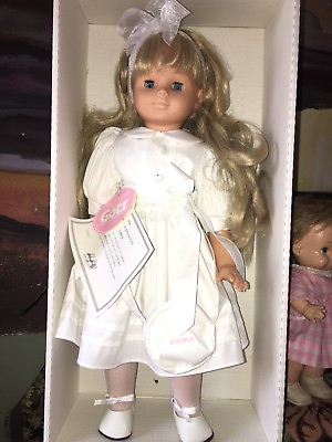 #ad First Communion VINTAGE Doll 20quot; Sweet face Gotz Martha Pullen Joanna New amp; Tag
