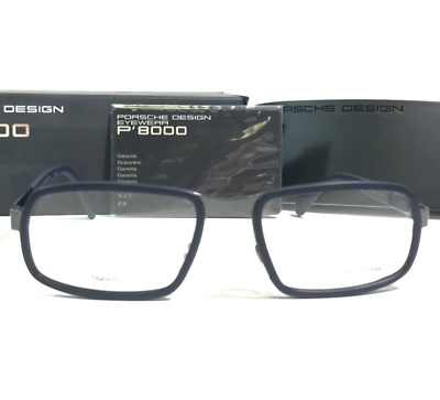#ad Porsche Design Eyeglasses Frames P8220 D Gunmetal Grey Navy Blue 56 19 140 $199.99