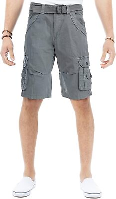 #ad X RAY Mens Tactical Cargo Shorts Camo and Solid Colors 12.5quot; Inseam Knee Length