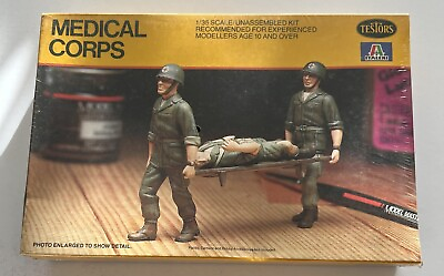 #ad Testors Italeri 1 35 No 848 Medical Corps Plastic Figure Model Kit In Shrink