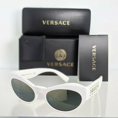 #ad Brand New Authentic Versace Sunglasses Mod. 4356 401 Y9 54mm White Gold Frame