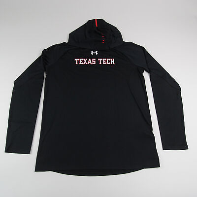 #ad Texas Tech Red Raiders Under Armour Long Sleeve Shirt Men#x27;s Black New $19.49
