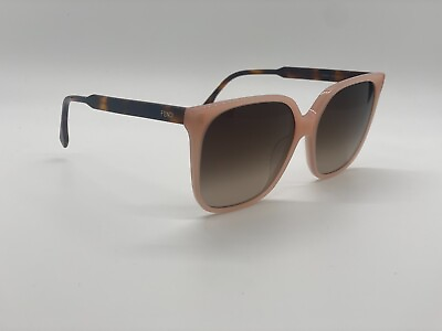 #ad Fendi Shiny Pink Brown Sunglasses FE40030I 72F 59 16 145mm